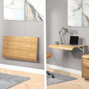 PC206 Wall Mounted Foldaway Drop Desk in Oak by Jual - Price Crash Furniture
