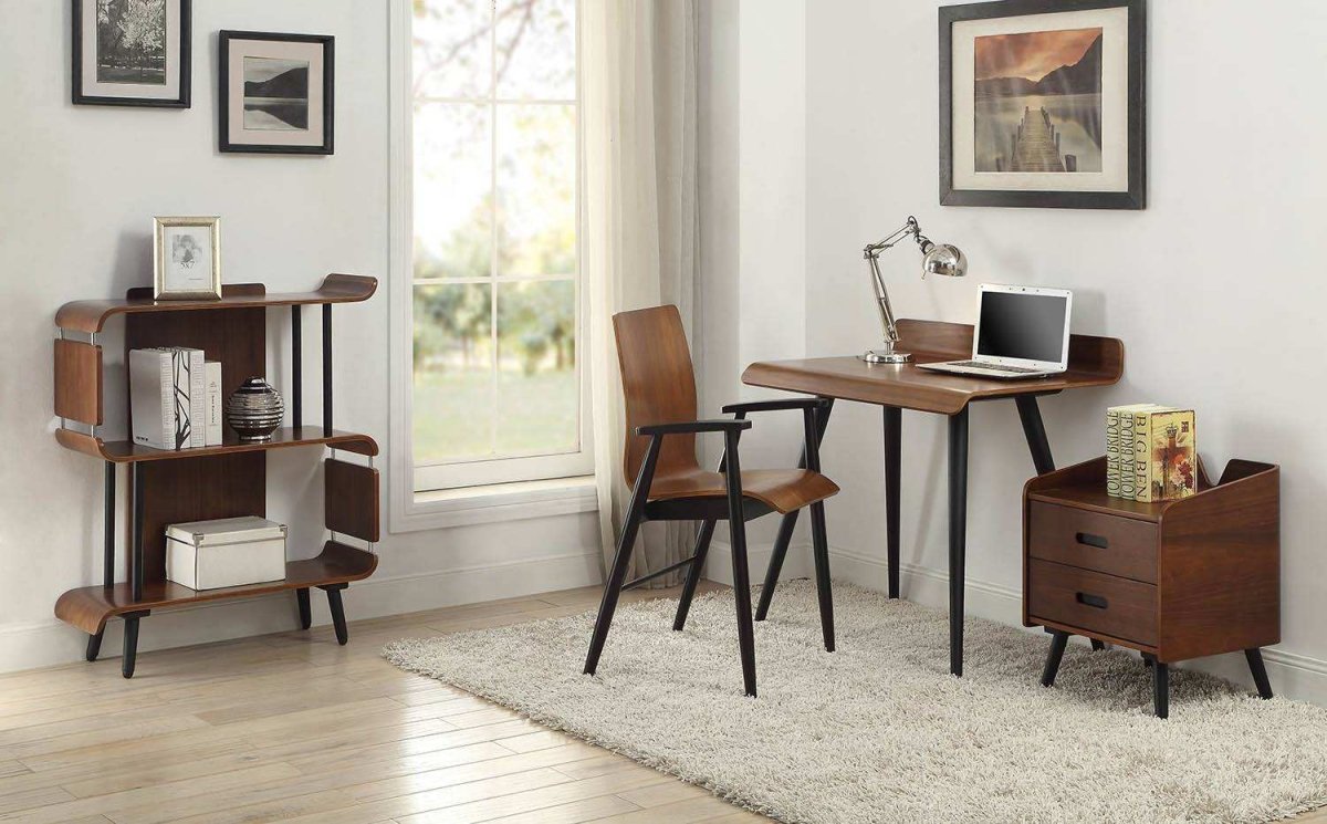 PC611 Vienna Short Book Case in Walnut by Jual - Price Crash Furniture