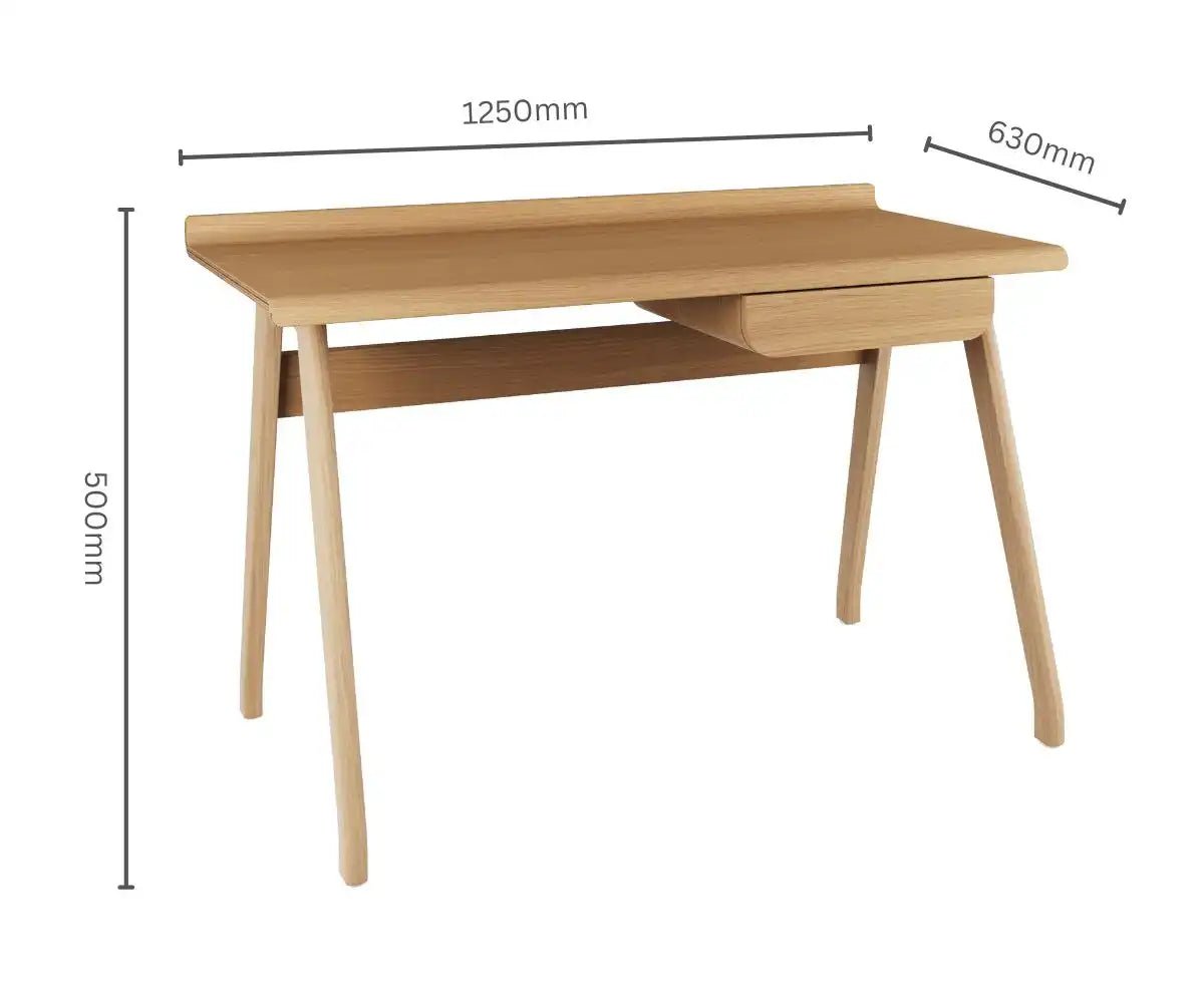 PC811 San Francisco Side Drawer Desk - Price Crash Furniture