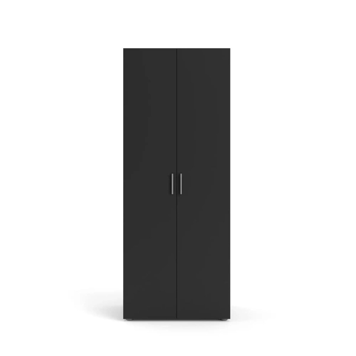 Pepe Wardrobe with 2 doors in Black - Price Crash Furniture