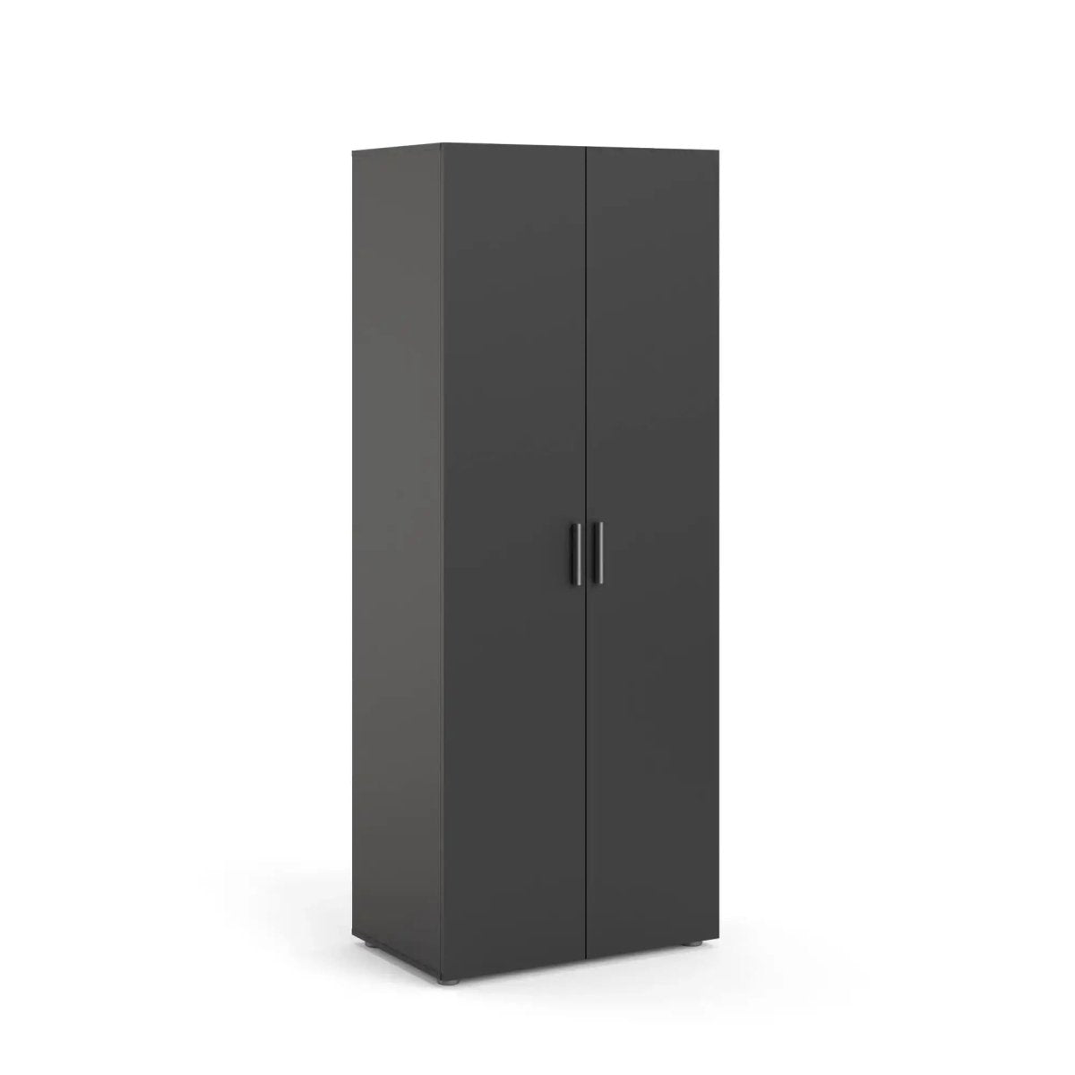 Pepe Wardrobe with 2 doors in Black - Price Crash Furniture