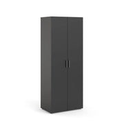 Pepe Wardrobe with 2 doors in Black - Price Crash Furniture