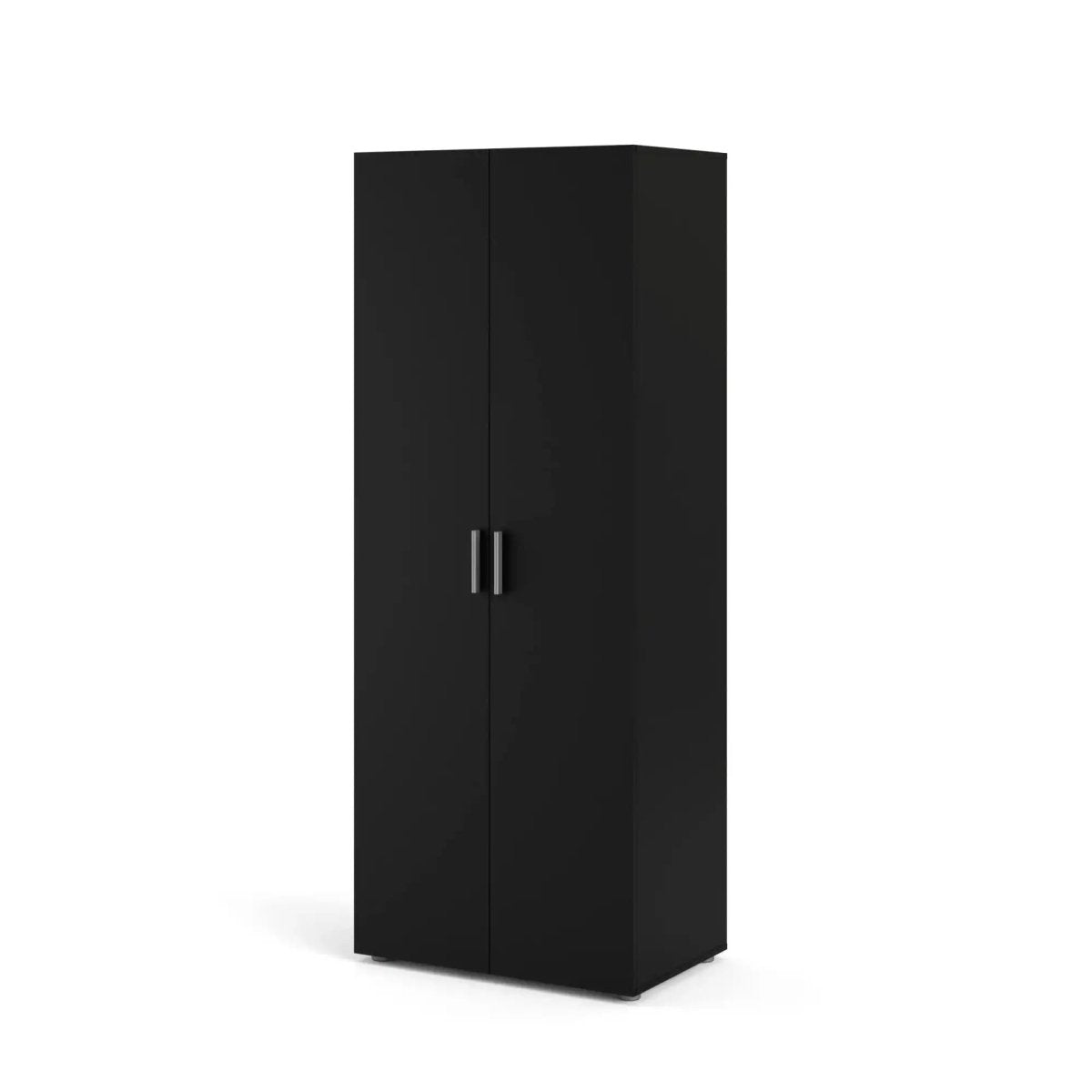 Pepe Wardrobe with 2 doors in Black - Price Crash Furniture