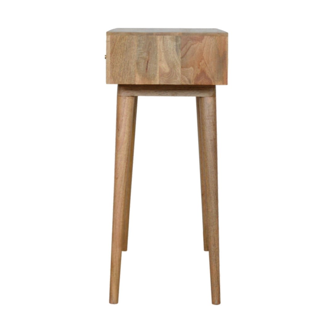 Petal Carved Console Table - Price Crash Furniture