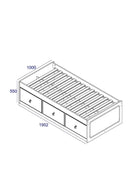 Corona Core Products Cabin Bed in Grey Waxed Pine - Price Crash Furniture