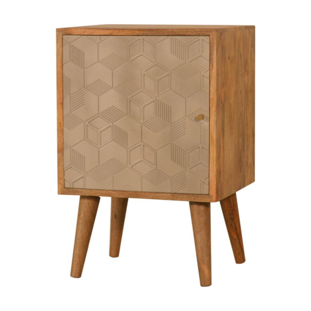 Acadia Solid Wood Bedside Cabinet by Artisan Furniture - Price Crash Furniture