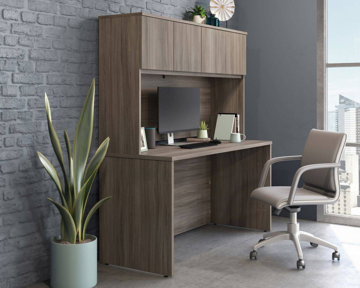 Affiliate 1500 Hutch for Affiliate Desk and Bow Front Desk by Teknik - Price Crash Furniture