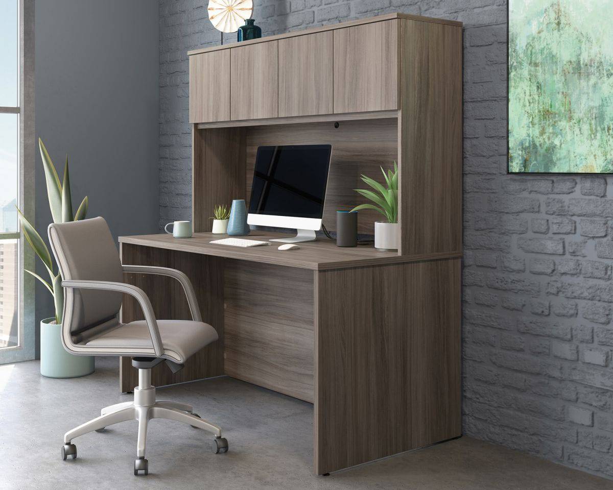 Affiliate 1500 Hutch for Affiliate Desk and Bow Front Desk by Teknik - Price Crash Furniture