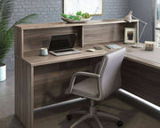 Affiliate 1800 Low Reception Hutch for Affiliate Desk and Bow Front Desk by Teknik - Price Crash Furniture