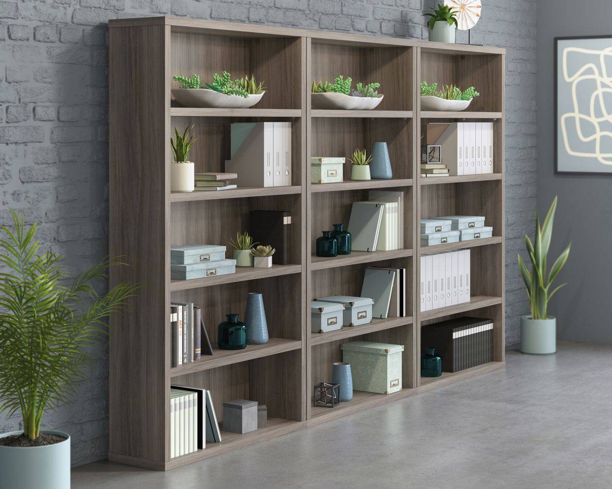 Affiliate 5 Shelf Bookcase by Teknik - Price Crash Furniture