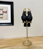 Black And Gold Cockatoo Pair - Price Crash Furniture