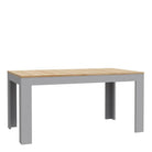 Bohol Extending Dining Table In Riviera Oak & Grey Oak - Price Crash Furniture