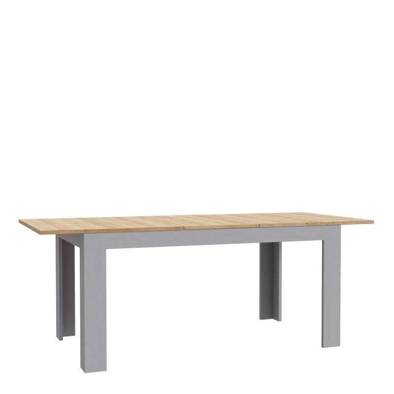 Bohol Extending Dining Table In Riviera Oak & Grey Oak - Price Crash Furniture