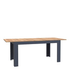 Bohol Extending Dining Table In Riviera Oak & Navy - Price Crash Furniture