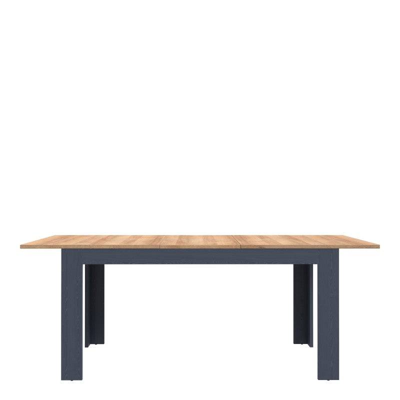 Bohol Extending Dining Table In Riviera Oak & Navy - Price Crash Furniture