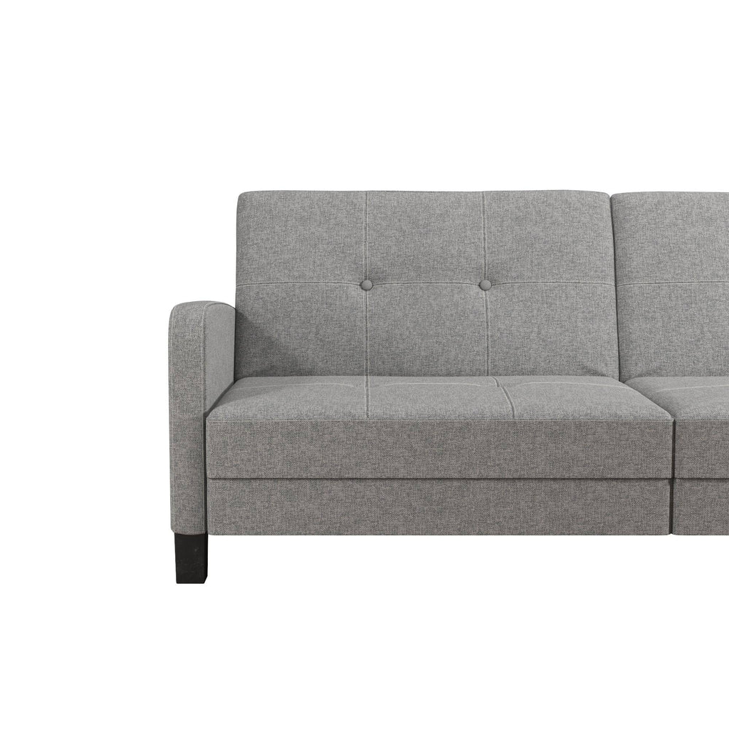 Boston Sofa Bed in Grey Linen by Dorel - Price Crash Furniture