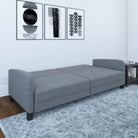 Boston Sofa Bed in Grey Linen by Dorel - Price Crash Furniture