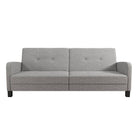 Boston Sofa Bed in Grey Linen by Dorel - Price Crash Furniture