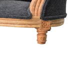 Carved Battleship Tweed Pet Bed by Artisan Furniture - Price Crash Furniture