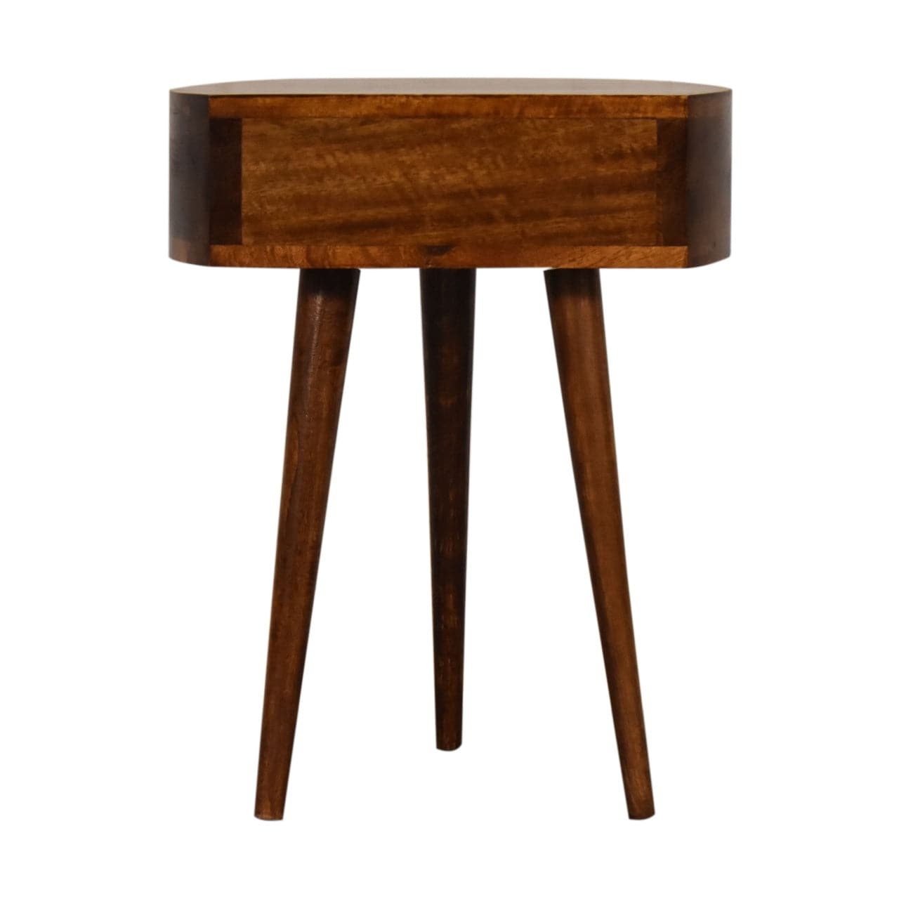 Chestnut Semi Circle Bedside by Artisan Furniture - Price Crash Furniture