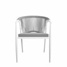 COSMOLIVING Circi Dining Chairs 4PK White - Price Crash Furniture