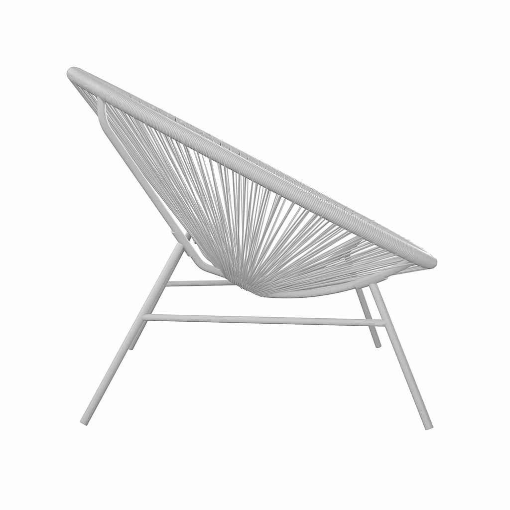 COSMOLIVING (UK) Avo XL Lounge Chair 2PK Light Grey - Price Crash Furniture