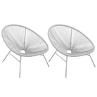 COSMOLIVING (UK) Avo XL Lounge Chair 2PK Light Grey - Price Crash Furniture