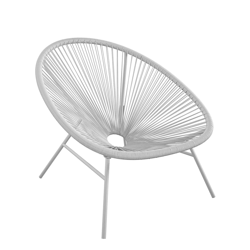 COSMOLIVING (UK) Avo XL Lounge Chair 2PK Light Grey - Price Crash Furniture