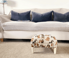 Dog Fabric Footstool With Drawer - Price Crash Furniture