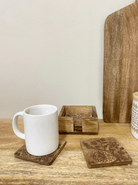 Four Sussex Range Wooden Coasters - Price Crash Furniture