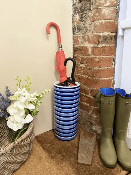 Horizontal Striped Umbrella Stand - Price Crash Furniture