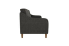 Jasper Sprung Sofa Bed - Dark Grey Linen by Dorel - Price Crash Furniture