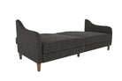 Jasper Sprung Sofa Bed - Dark Grey Linen by Dorel - Price Crash Furniture