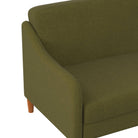 Jasper Sprung Sofa Bed - Green Linen by Dorel - Price Crash Furniture