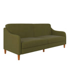 Jasper Sprung Sofa Bed - Green Linen by Dorel - Price Crash Furniture