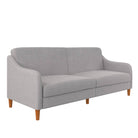 Jasper Sprung Sofa Bed - Light Grey Linen by Dorel - Price Crash Furniture