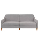 Jasper Sprung Sofa Bed - Light Grey Linen by Dorel - Price Crash Furniture