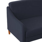 Jasper Sprung Sofa Bed - Navy Blue Linen by Dorel - Price Crash Furniture