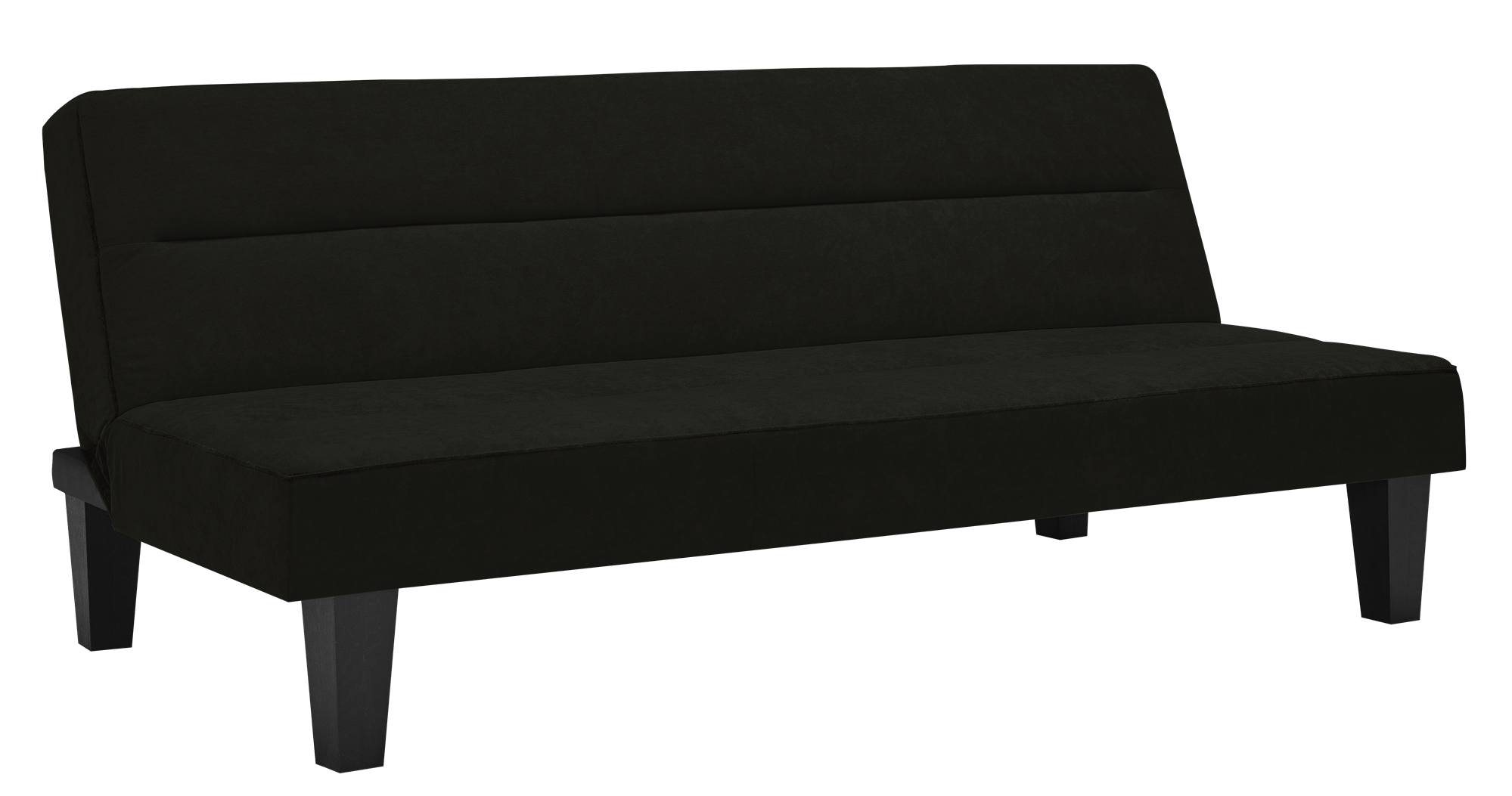 Kebo Futon in Black Velvet by Dorel - Price Crash Furniture