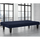 Kebo Futon in Blue Velvet by Dorel - Price Crash Furniture