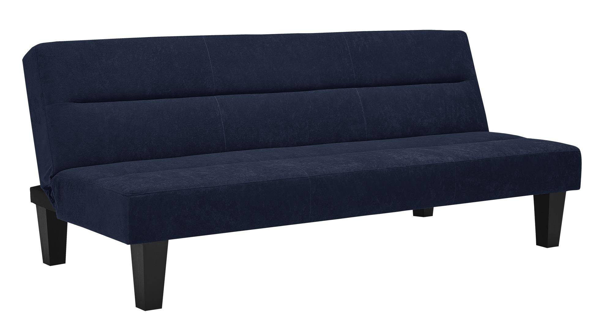 Kebo Futon in Blue Velvet by Dorel - Price Crash Furniture