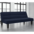 Kebo Futon in Blue Velvet by Dorel - Price Crash Furniture