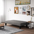 Kebo Futon in Grey Velvet by Dorel - Price Crash Furniture