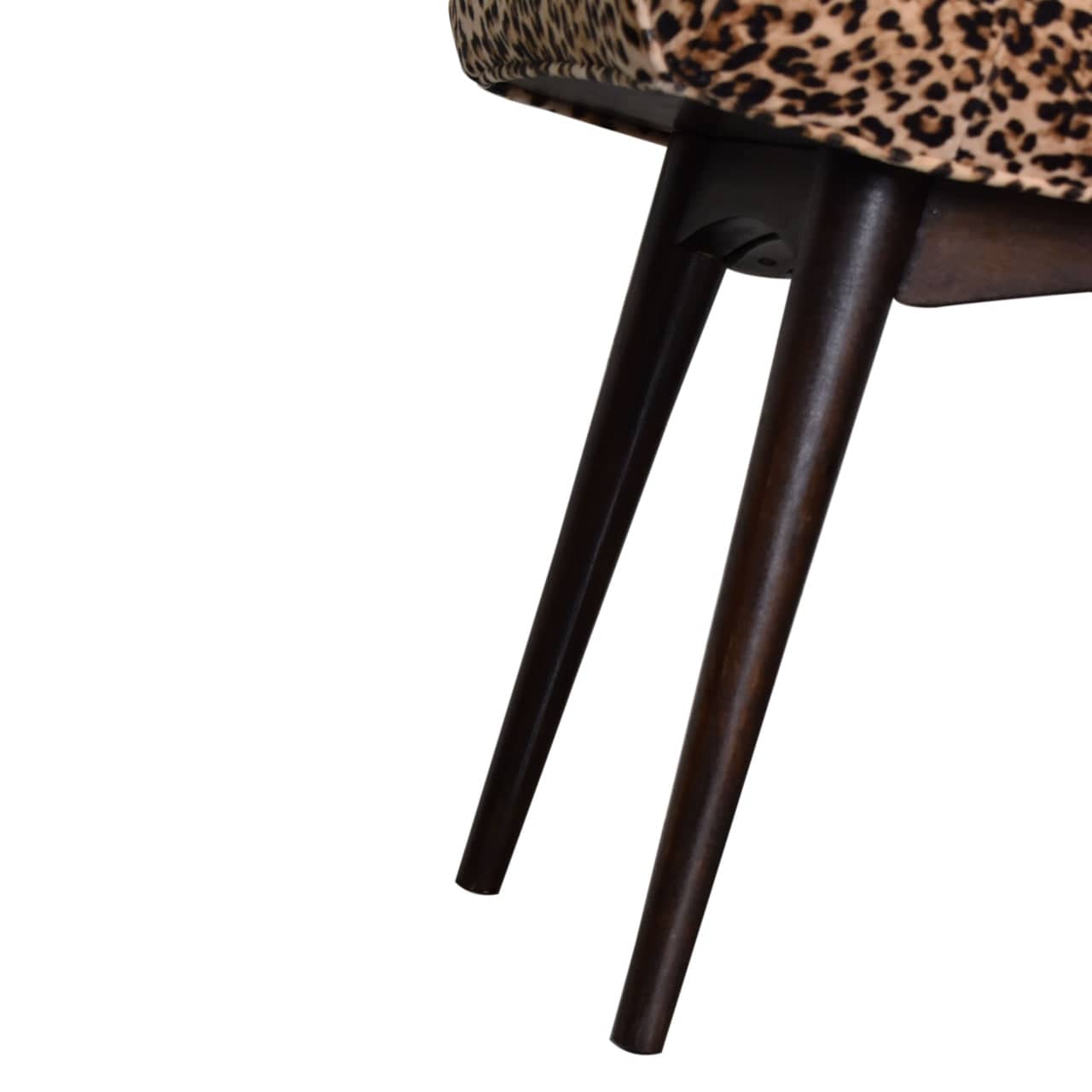 Leopard Print Curved Bench by Artisan Furniture - Price Crash Furniture