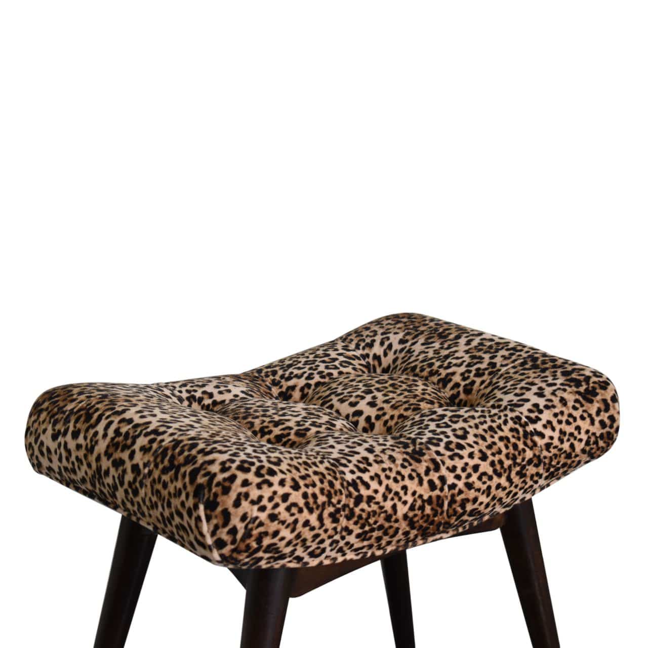 Leopard Print Curved Bench by Artisan Furniture - Price Crash Furniture