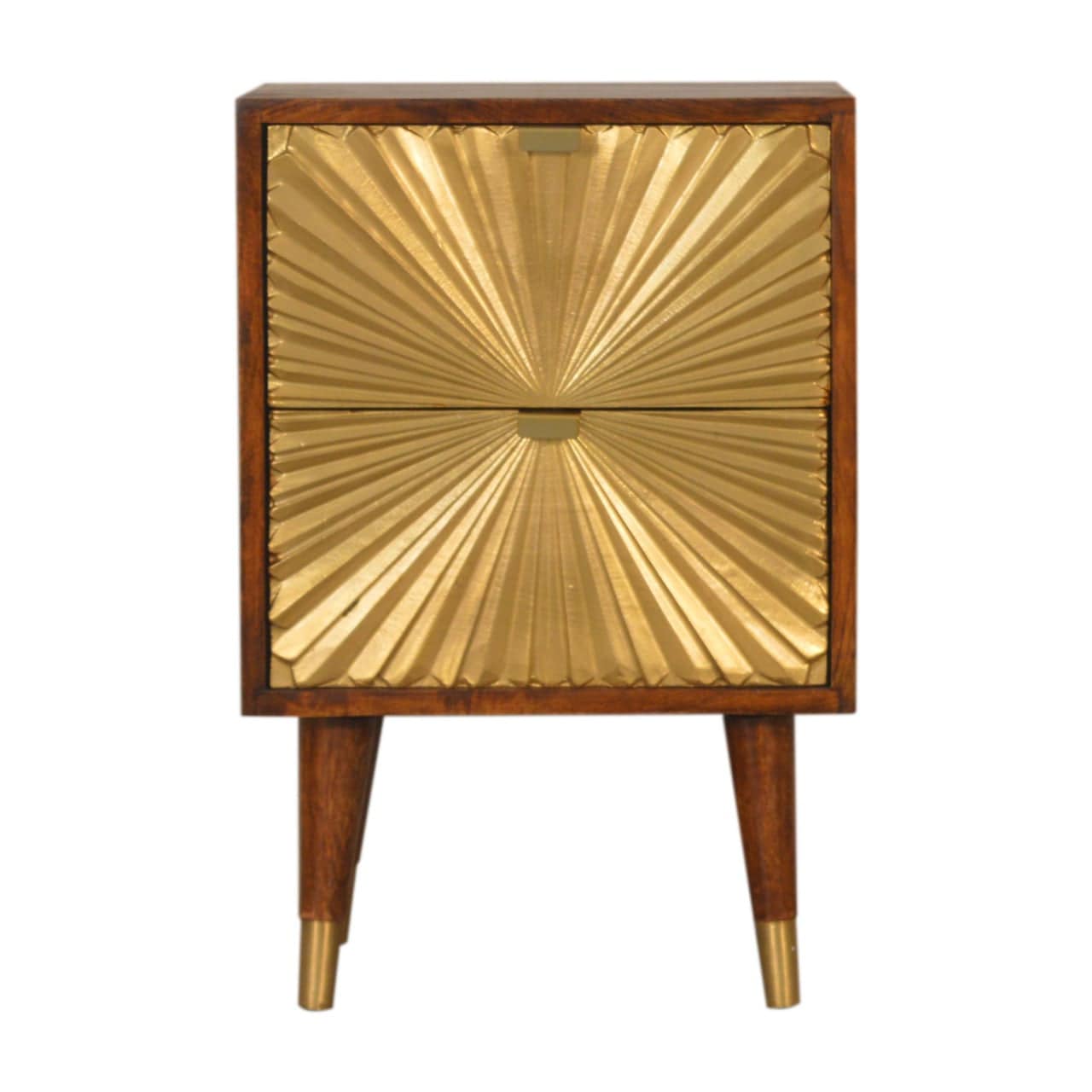 Manila Gold Bedside Cabinet by Artisan Furniture - Price Crash Furniture