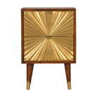 Manila Gold Bedside Cabinet by Artisan Furniture - Price Crash Furniture