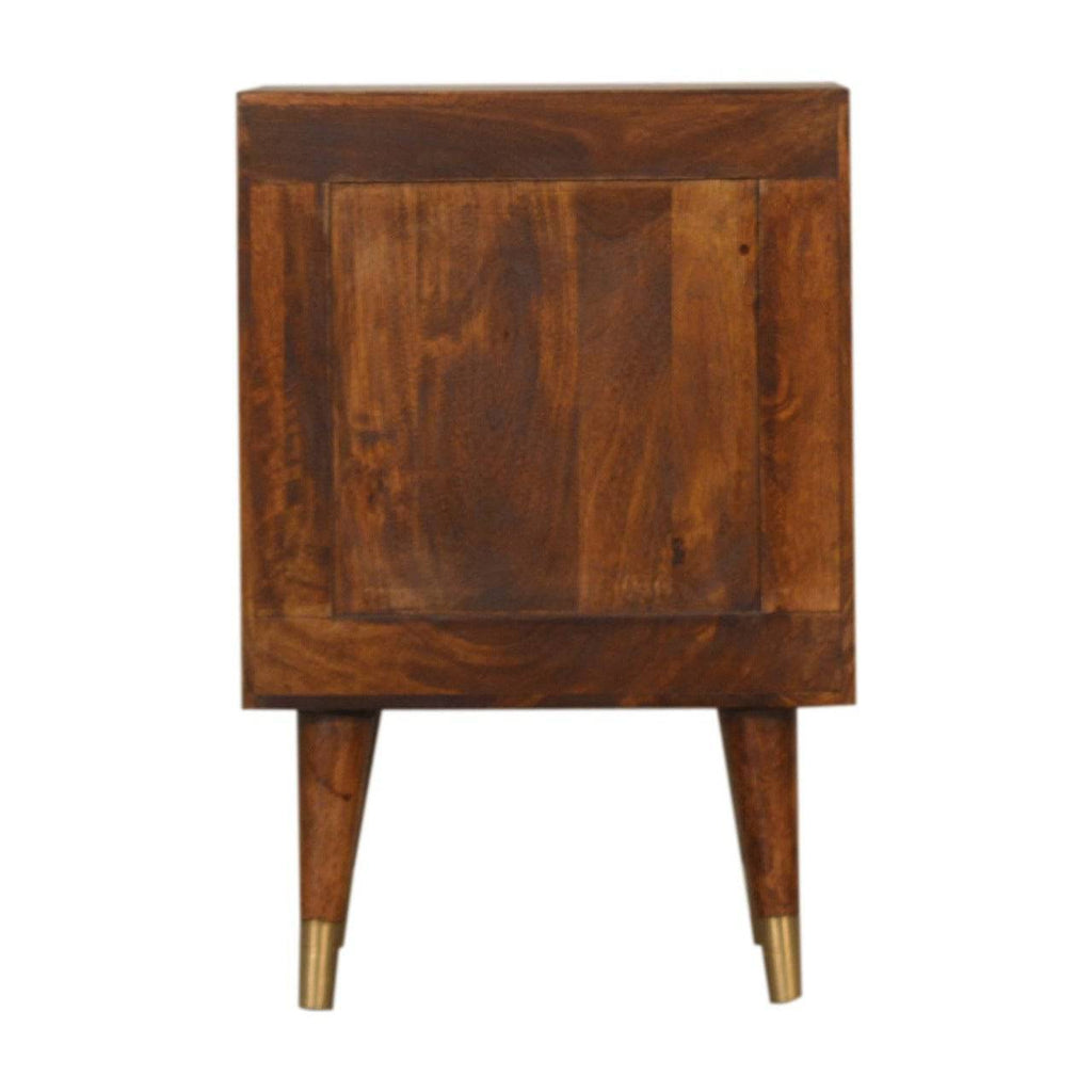 Manila Gold Bedside Cabinet by Artisan Furniture - Price Crash Furniture