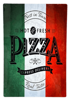 Metal Wall Sign - Pizza Italy - Price Crash Furniture