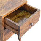 Mini 2 Drawer Chestnut Bedside by Artisan Furniture - Price Crash Furniture